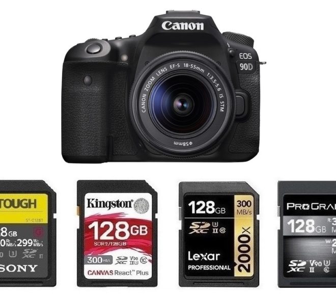 Best Memory Cards for Canon EOS 90D