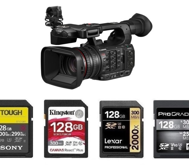 Best Memory Cards for Canon XF605