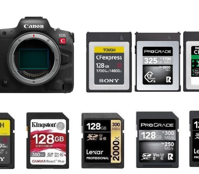 Best Memory Cards for Canon EOS R5 C
