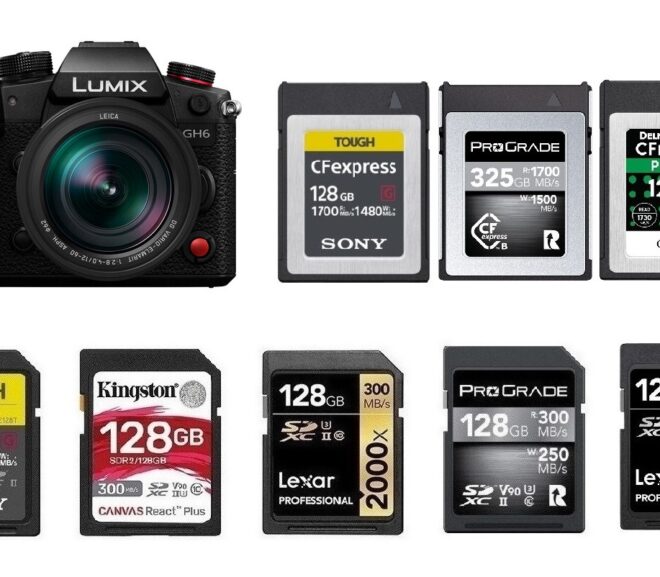 Best Memory Cards for Panasonic GH6