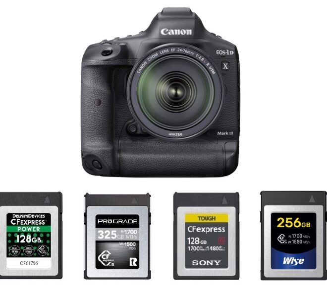 Best Memory Cards for Canon EOS-1D X Mark III
