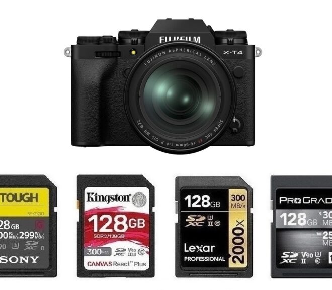 Best Memory Cards for Fujifilm X-T4