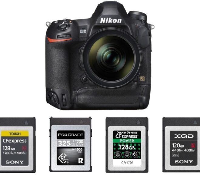 Best Memory Cards for Nikon D6