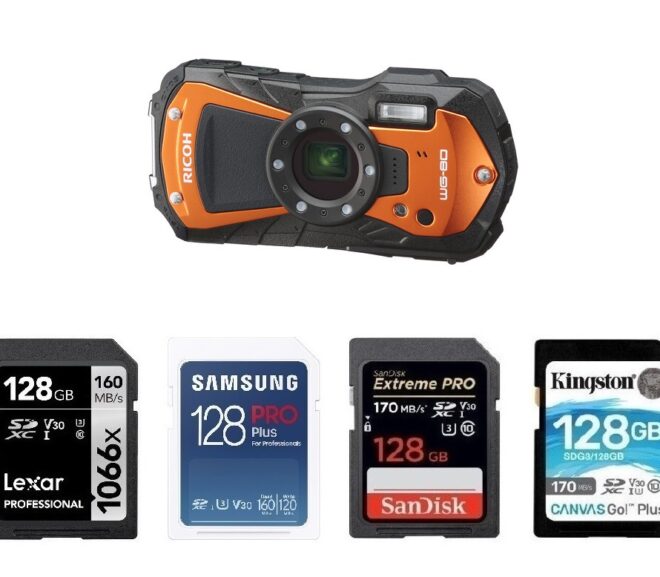 Best Memory Cards for Ricoh WG-80