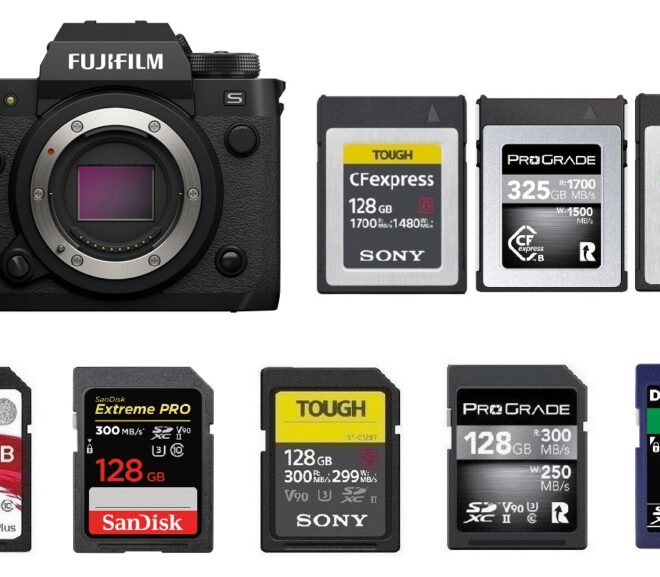 Best Memory Cards for Fujifilm X-H2S