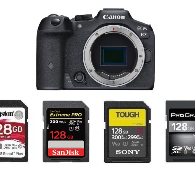 Best Memory Cards for Canon EOS R7